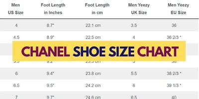 chanel shoe size guide|Chanel slingback size chart.